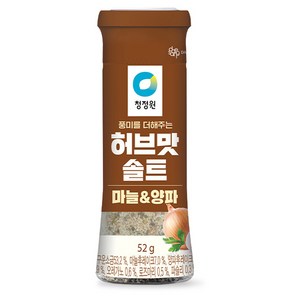 청정원 허브맛솔트 마늘&양파, 52g, 1개