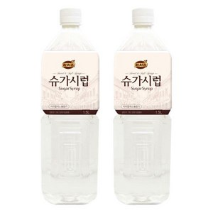리치스 슈가 시럽, 1.5L, 2개