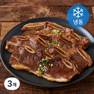 랜선식당 망고로 풍미를 살린 프리미엄 양념 LA갈비 (냉동), 400g, 3개