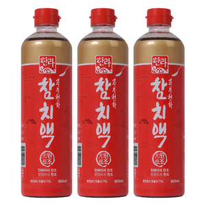 한라식품 참치액, 900ml, 3개