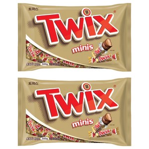 트윅스 미니 초콜릿, 500g, 2개
