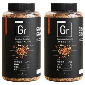 그라놀로지 시그니처 그래놀라 시리얼, 440g, 2개