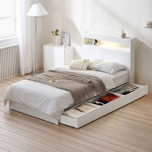 서울소호 트리플 LED 수납 침대 프레임 단품 방문설치