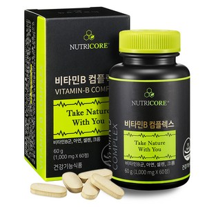 뉴트리코어 비타민B 컴플렉스, 60정, 1개