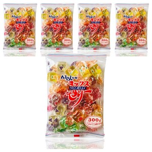 킨조제과 과일 믹스 젤리, 300g, 5개