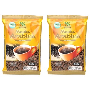 커피케이케이 모카 아라비카 자판기용 커피믹스, 800g, 1개입, 2개