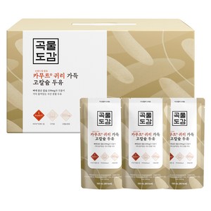 곡물도감 카무트 브랜드밀 함유 귀리 가득 고칼슘 두유, 180ml, 15개