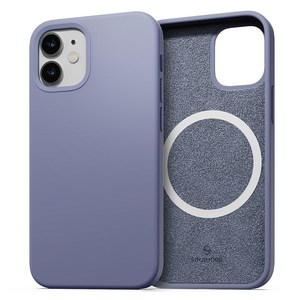 신지모루 맥세이프 호환 소프트그립 실리콘 컬러 휴대폰 케이스