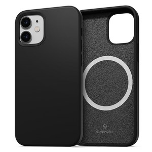 신지모루 맥세이프 호환 소프트그립 실리콘 컬러 휴대폰 케이스