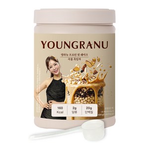 영라뉴 대용량 프로틴 핏 쉐이크 곡물흑임자맛, 450g, 1개