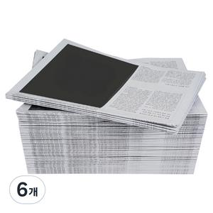 모더너리 미사용 신문지, 혼합색상, 6개