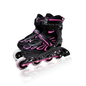 크루저라인 인라인 스케이트, 핑크블랙, L(230~260m..., 1세트