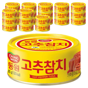 동원참치 고추 참치, 85g, 24개