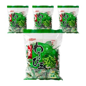 스낵하우스 그린피스 와사비 스낵, 380g, 4개