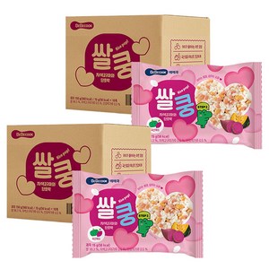 베베쿡 쌀쿵 쌀과자, 자색고구마와 단호박, 15g, 20개