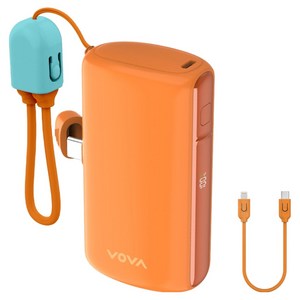 보바 그립 미니 도킹형 고속충전 보조배터리 10000mAh 8핀 / C타입