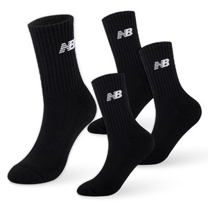 뉴발란스 스탠다드 쿠션 장목 양말 4팩 세트 NBCSDCRL