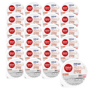 햇반 렌틸콩퀴노아 곤약밥, 150g, 24개