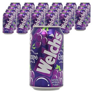 웰치스 포도맛, 355ml, 24개