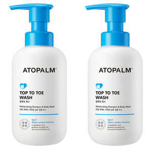아토팜 유아용 탑투토 워시 올인원클렌저, 300ml, 2개