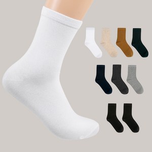 캐럿 여성용 무지 중목 양말 10켤레 세트