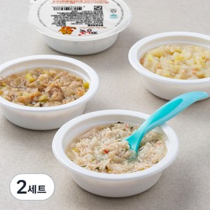 짱죽 반찬 C세트 (12~15개월부터), 한우감자조림 + 치킨팽이버섯볶음 + 참치버섯볶음 + 달콤이맛탕, 400g, 2세트