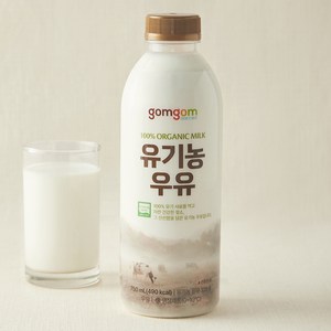 곰곰 유기농 우유, 750ml, 1개