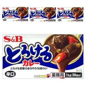 토로케루 에스비 카레 소스믹스 매운맛, 1kg, 4개