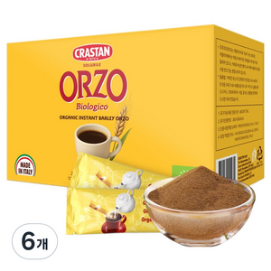 크라스탄 디카페인 오르조 보리커피, 10개입, 3.5g, 6개