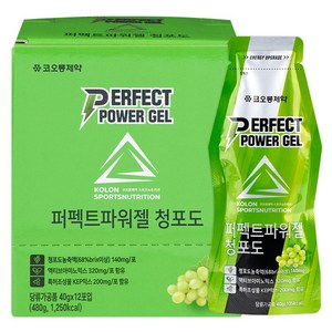 코오롱제약 퍼펙트 파워젤 청포도 12p, 480g, 1개