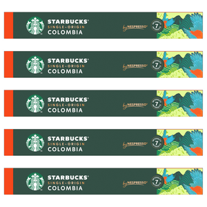 스타벅스 네스프레소 싱글 오리진 콜롬비아 캡슐커피, 5.7g, 10개입, 5개