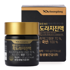 광동맑은365 흑도라지진액, 100g, 1개입, 1개