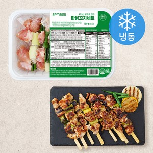 곰곰 국내산 닭으로 만든 파닭꼬치세트 + 곰곰 데리야끼용소스 (냉동), 750g, 1세트