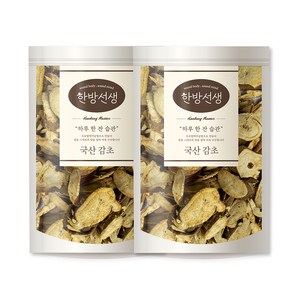 한방선생 국산 감초, 100g, 2개