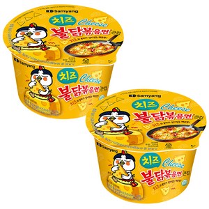 삼양 치즈불닭볶음면 큰컵 105g, 2개