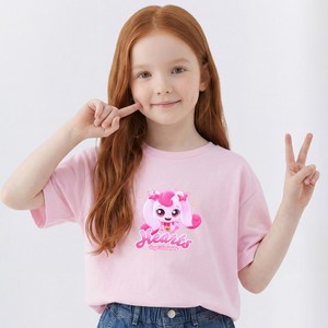 프리미에팜 아동용 캐치 티니핑 심플 반팔 티셔츠