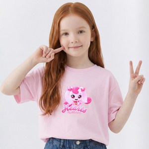 프리미에팜 아동용 캐치 티니핑 심플 반팔 티셔츠