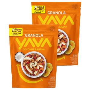 야바 코코넛 바나나 그래놀라, 400g, 2개