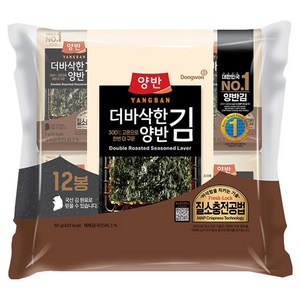 양반 더 바삭한 김, 5g, 12개