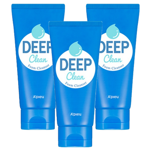 어퓨 딥 클린 폼 클렌저, 130ml, 3개