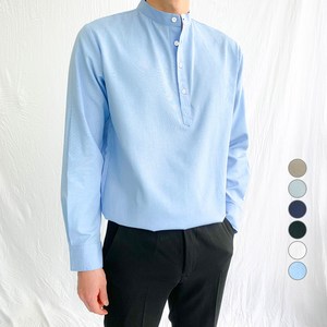 제이에이치스타일 남성용 옥스포드 헨리넥 셔츠 JMROK166