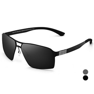 지프 남성용 티타늄 프레임 고선명 HD 편광 선글라스 T6201