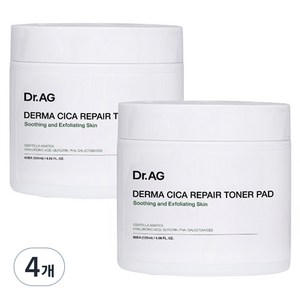 닥터에이지 시카 진정 필링패드 120ml, 60개입, 4개