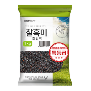 대구농산 건강한밥상 국산 찰진주 특 찰흑미, 1kg, 1개