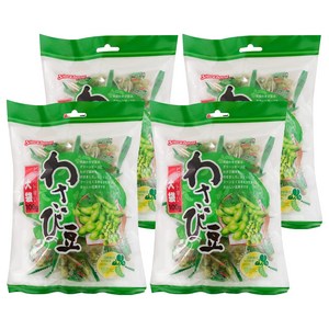 스낵하우스 그린피스 와사비 스낵, 100g, 4개