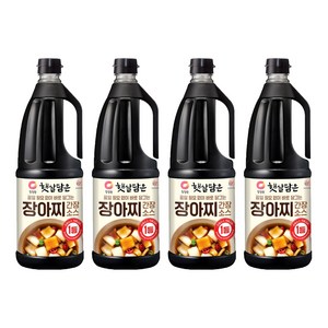 햇살담은 장아찌 간장소스, 1.7L, 4개