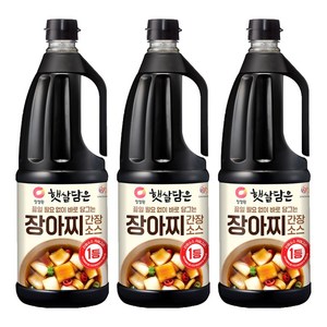 햇살담은 장아찌 간장소스, 1.7L, 3개