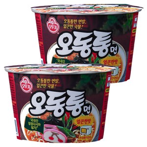 오뚜기 오동통면 용기 100g, 2개