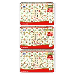 쏘피 귀애랑 생리대 날개형, 중형, 20개입, 3개