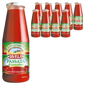 디벨라 토마토 퓨레 파스타 피자 스프 소스, 680g, 10개